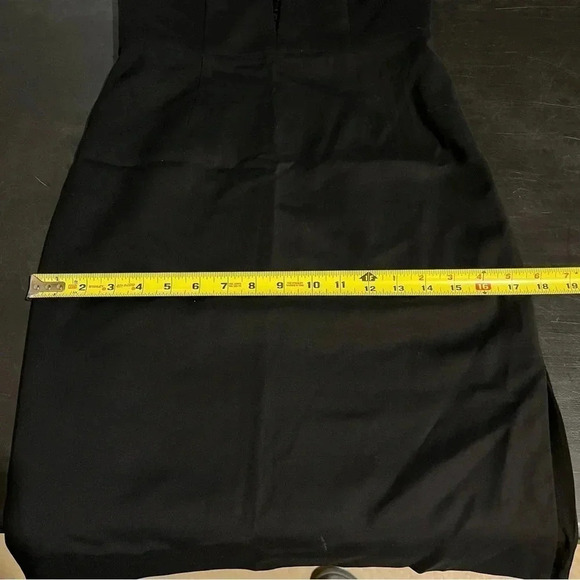 Reiss Black Delmano Bustier Strapless Mini Dress Women’s Size 4 - Picture 16 of 16